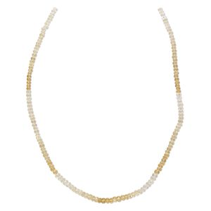 Citrine 1pkg1, hand-cut faceted rondelle bead 15.5-16 inch 4x3mm
