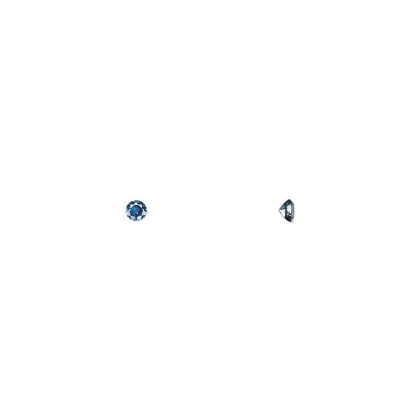 Blue sapphire 1pkg1, hand-cut faceted round gem 2.25mm image number 0
