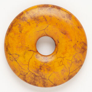 Magnesite 1pkg1, donut focal, orange 40-41mm