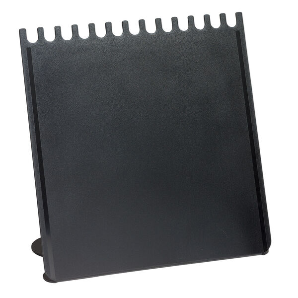 Display, chain and necklace, acrylic, frosted black, 11-1/4 x 10-1/2 x 4-3/4 inches. Sold per pkg of 4. image number 0