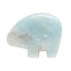 Amazonite 1pkg1, top-drilled and half-drilled Zuni-style bear focal natural, 34x22mm-38x28mm image number 0
