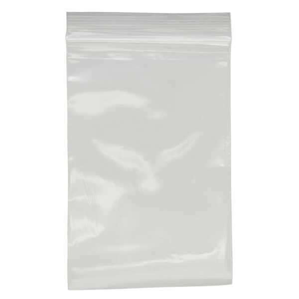 Bag, Tite-Lip™, plastic, clear, 4x6-inch top zip. Sold per pkg of 1,000. image number 1