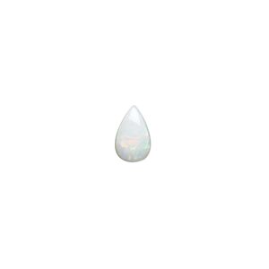 Opal 1pkg1, calibrated pear cab natural 8x5mm