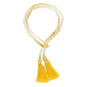 Citrine 1pkg1, hand-cut faceted round bead 15.5-16 inch 3-3.5mm