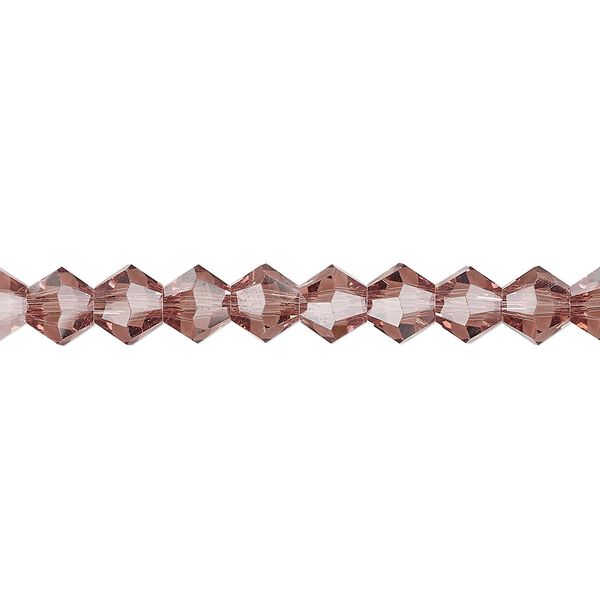 Bead 1pk transparent medium purple, Celestial Crystal® 6mm bicone 15.5-16 inch image number 0
