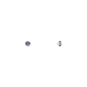 Iolite 1pkg6, hand-cut faceted round gem natural 2.5mm