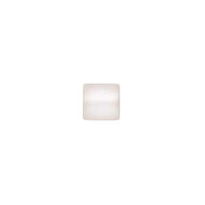 Cabochon 12pk cream pearl foil back, Crystal Passions® 8mm square 2408/4