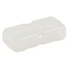 Organizer, Dot Box™, plastic, clear, 2-1/2 x 1-1/4 x 1/2 inch rectangle with pop-up lid. Sold per pkg of 4. image number 2
