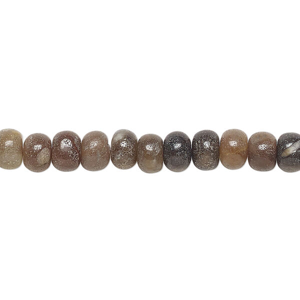 Bead, multi-sapphire (heated), 6x3mm-7x5mm hand-cut rondelle, C- grade, Mohs hardness 9. Sold per 14-inch strand, approximately 90 beads. image number 0