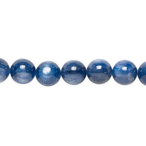 Blue kyanite 1pkg1, round bead natural 15.5-16 inch 8mm