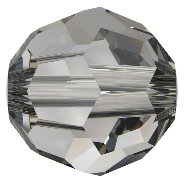 Bead 1pkg12 crystal urban grey, Crystal Passions&reg; 6mm round 5000 image number 0
