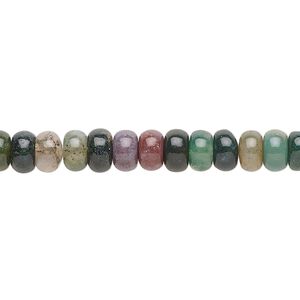 Fancy jasper 1pkg1, rondelle bead natural 15.5-16 inch 6x3.5mm