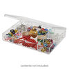 Clear acrylic utility box, with 7 compartments, sold individually. image number 0