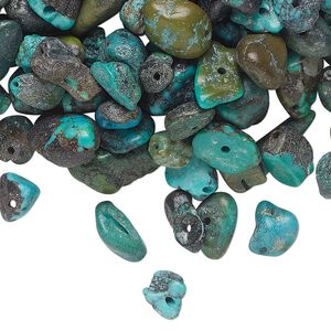 Turquoise 1pkg1, chip / nugget bead 50g mix small to extra-large / mini to small