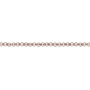 Pearl 1pkg1000 vintage rose, Swarovski&reg;, 2mm round 5810