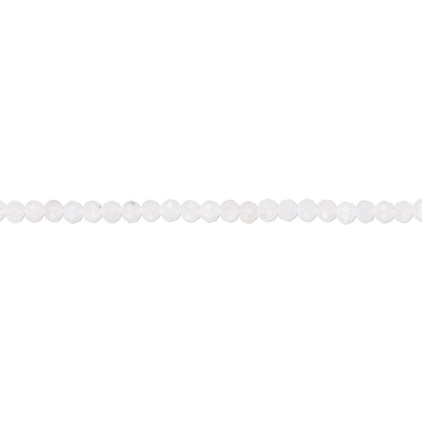 Bead, rainbow moonstone (natural / dyed), 2mm hand-cut faceted rondelle, C grade, Mohs hardness 6 to 6-1/2. Sold per 13-inch strand. image number 0