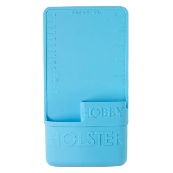 Hobby Holster®, silicone, turquoise blue, 10-1/4 x 5-1/2 inches with 3x2-1/4 inch and 4x2-3/4 inch pocket. Sold individually. image number 0