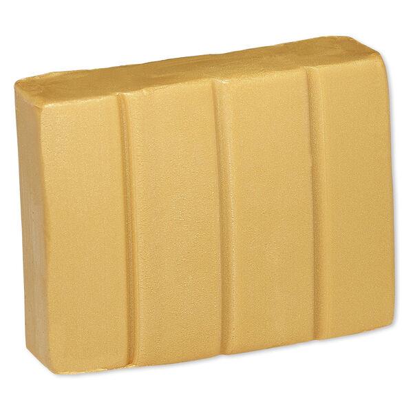 Polymer clay, Sculpey® PREMO, pkg/2 ounces, 18K gold. image number 0