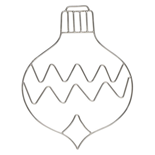 Wire frame, steel, 8-1/2 x 6-1/2 inch bulb. Sold individually. image number 0
