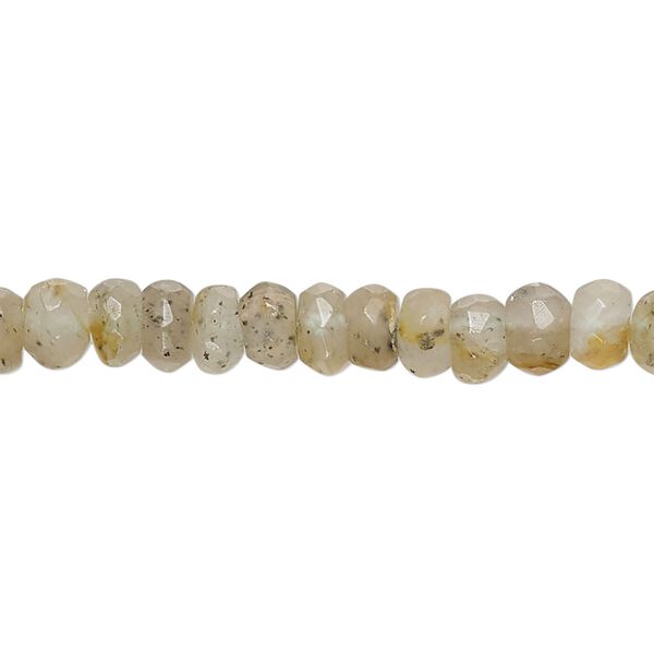 Moss golden beryl 1pkg1, hand-cut faceted rondelle bead 14 inch 5x3mm-7x4mm image number 0