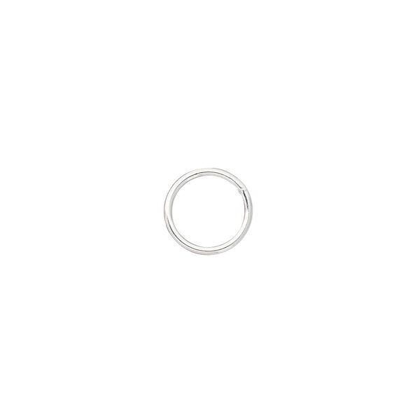 Jump ring, sterling silver-filled, 9mm soldered round, 7.5mm inside diameter, 20 gauge. Sold per pkg of 20. image number 0
