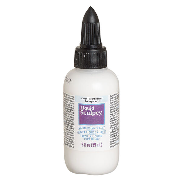 Liquid polymer clay, Liquid Sculpey®, transparent clear. Sold per 2-fluid ounce bottle. image number 0