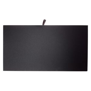 Tray insert, velveteen, black, 14 x 7-3/4 inch pad. Sold individually.