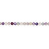 Multi-fluorite 1pkg1, round bead natural, 15 inch 8mm image number 1