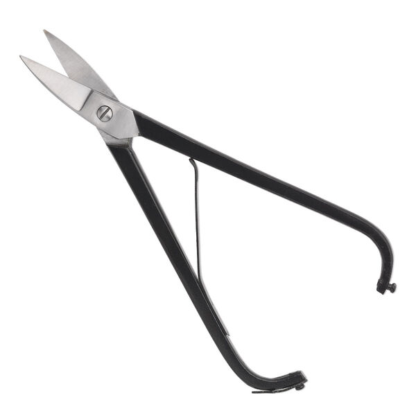 Shears, metal sheet cutter, steel, black, 7 inches. Sold individually. image number 0