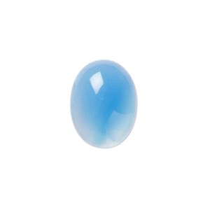 Blue agate 1pkg4, calibrated oval cab 16x12mm