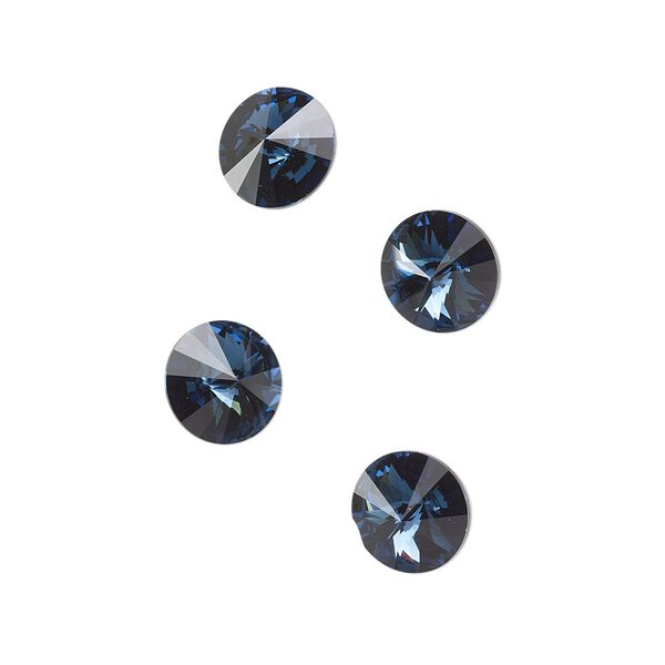 Chaton 48pk Montana foil back, Crystal Passions® 8.16-8.41mm rivoli SS39 1122 image number 0