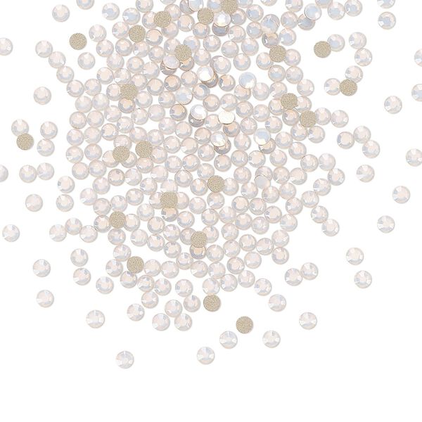 Flat back 144pk rose opal foil back, Preciosa MAXIMA Czech crystal rhinestone 1.7-1.9mm chaton rose round SS5 image number 0