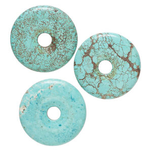 Magnesite 1pkg3, donut focal, 45mm