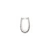 Bail, ice-pick, antiqued sterling silver, 13.5x5mm with beaded design, 10mm grip length. Sold individually. image number 1