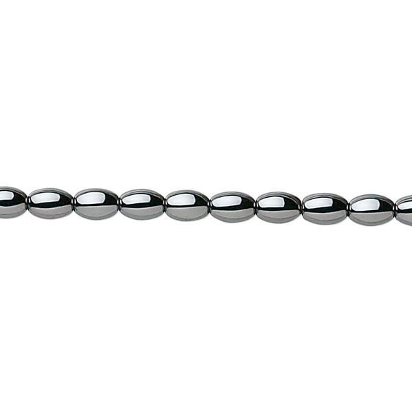 Bead, Hemalyke™ (man-made), 5x3mm oval. Sold per 15-1/2" to 16" strand. image number 0
