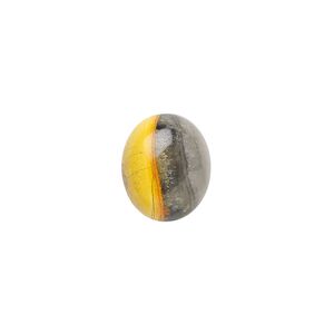Bumblebee "jasper" 1pkg1, calibrated oval cab natural 12x10mm