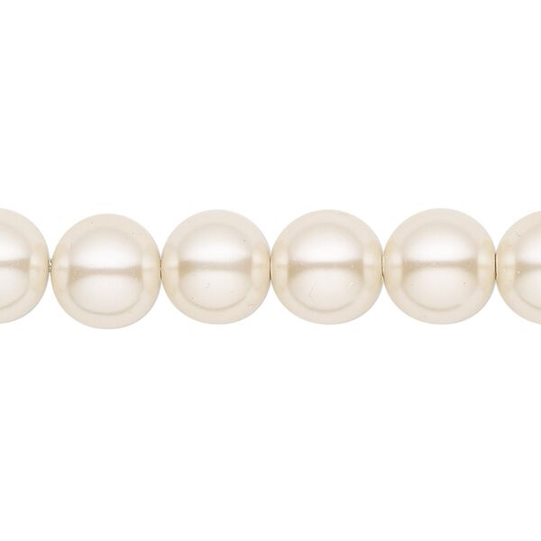 Hemalyke™ 1pkg1, pearlescent round bead 15.5-16 inch 10mm image number 0