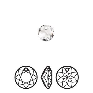 Drop 4pk crystal, Crystal Passions® 8mm pendant classic cut 6430