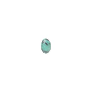 Turquoise 1pkg8, calibrated oval cab 6x4mm