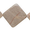 Red-grey marble 1pkg1, flat diamond bead natural, 15 inch 32-34mm image number 0