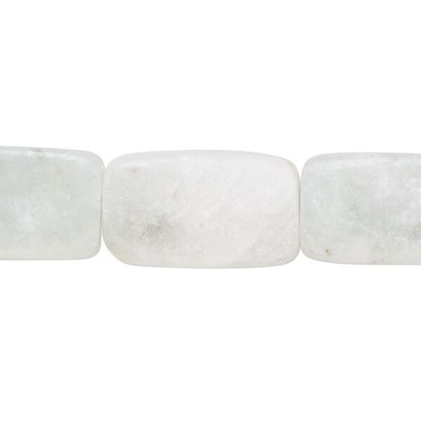 Amazonite 1pkg1, rounded flat rectangle bead natural 15 inch 18x11mm-20x12mm image number 0