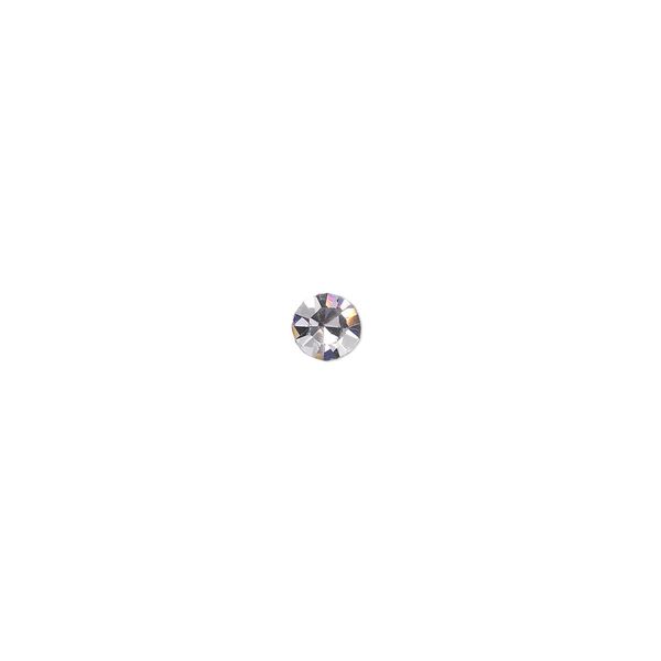 Chaton, glass rhinestone, lavender, foil back, 4.4-4.6mm faceted round, SS19. Sold per pkg of 36. image number 0