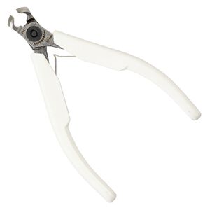 Pliers Lindstrom® Supreme series 1pkg1 alloyed steel, 4-1/4 inches end-cutter, white / silver (PLR-7291)