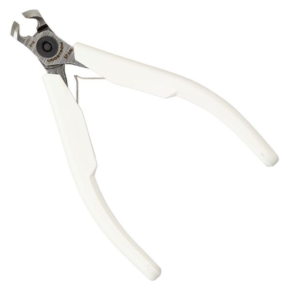 Pliers Lindstrom® Supreme series 1pkg1 alloyed steel, 4-1/4 inches end-cutter, white / silver (PLR-7291) image number 0
