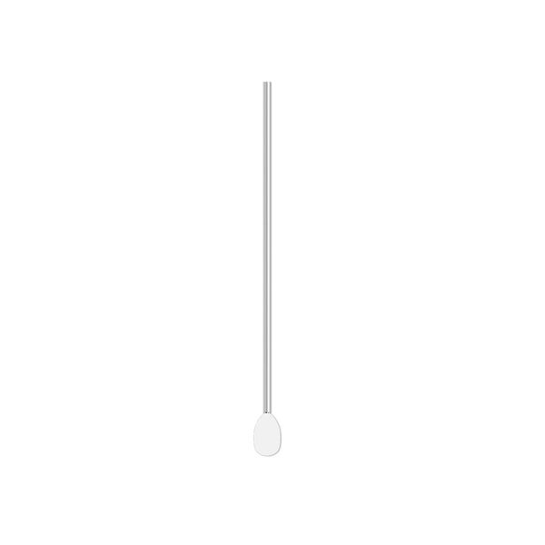 Paddle pin, sterling silver, 1-3/16 inches, short style, 23 gauge. Sold per pkg of 10. image number 0