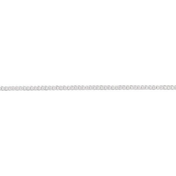 Chain, Gossamer™, sterling silver, 1mm curb. Sold per 50-foot spool. image number 0
