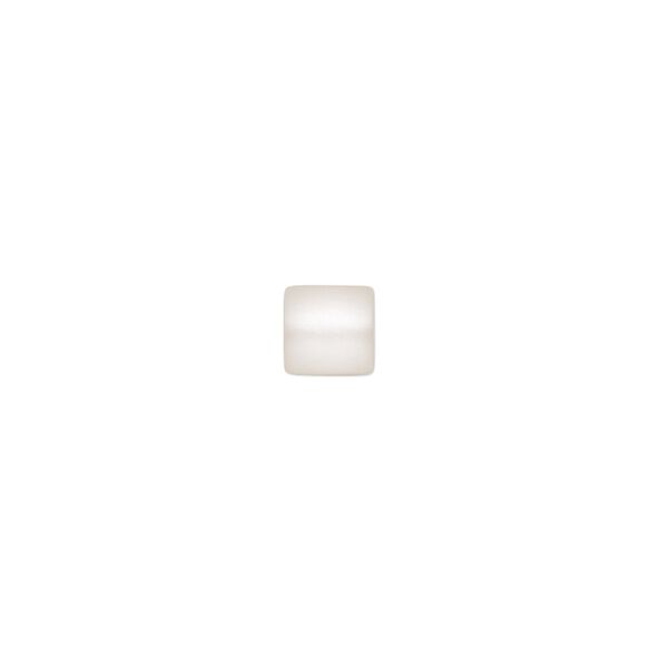 Cabochon 24pk cream pearl foil back, Crystal Passions&reg; 6mm square 2408/4 image number 0
