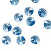 Drop 144pk ice blue, Swarovski® ReCreated™ 8mm pendant mini disk 6428 image number 1