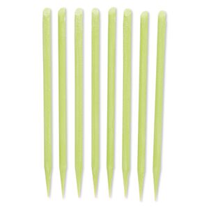 Sanding needle, abrasive and plastic, spring green, 220 grit, 4-1/4 inches. Sold per pkg of 8.