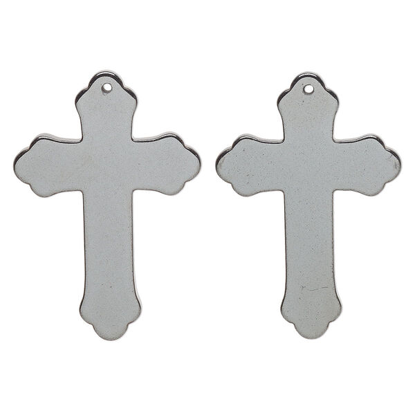 Focal, Hemalyke™ (manmade), 50x30mm cross. Sold per pkg of 2. image number 0